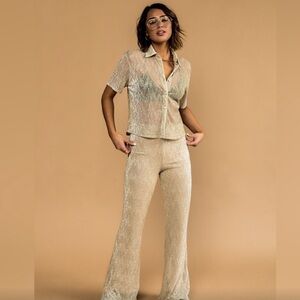 DIL Cream with gold Women's set